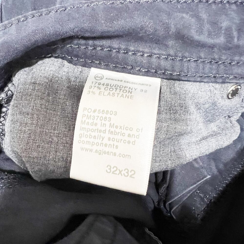 AG Everett Slim Straight Black Pants Mens Size 32 x 32 - Picture 4 of 5